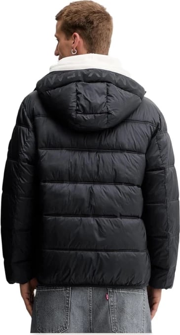 Jakne Tommy Hilfiger Jeans për meshkuj, e zezë