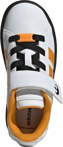 Atlete për fëmijë adidas, të bardha dhe portokalli