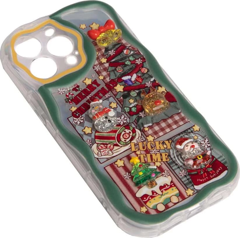 Fotroll për telefon IP13PRO TECH TIME Christmas Edition Deep Green (IP15PLUS)