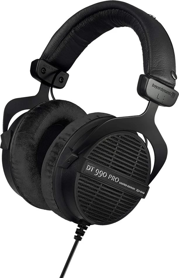 Kufje Beyerdynamic DT 990 PRO, me kabllo, për muzikë, të zeza