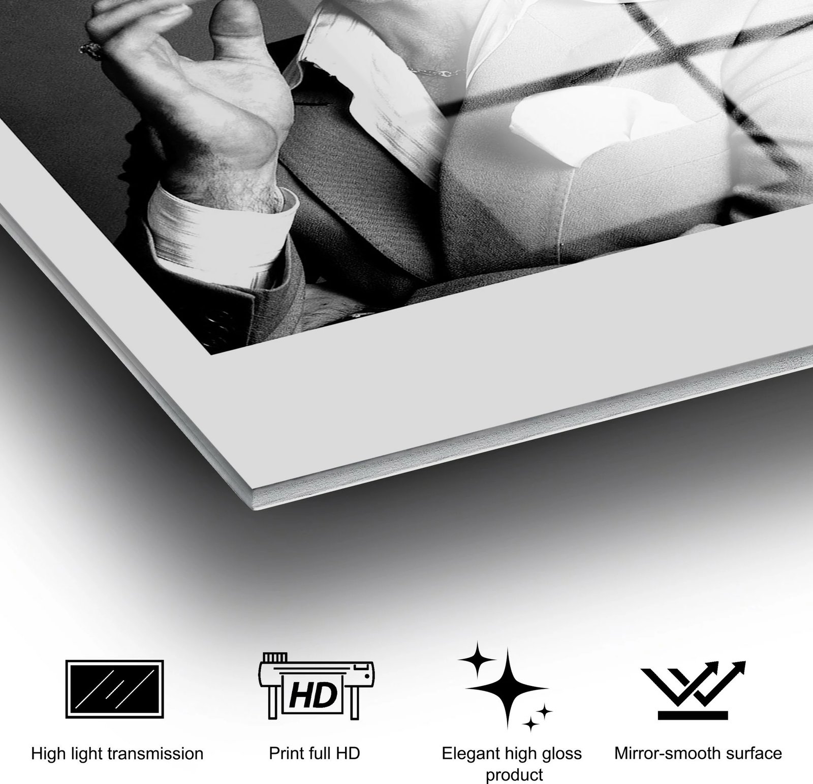 Pikturë dekorative prej xhami të temperuar, Wallity, UV-992, 30x45cm