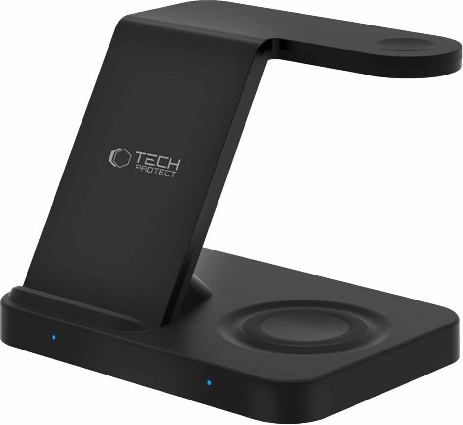 Karikues wireless 3-në-1 Tech-Protect QI15W-A37, 15W, i zi