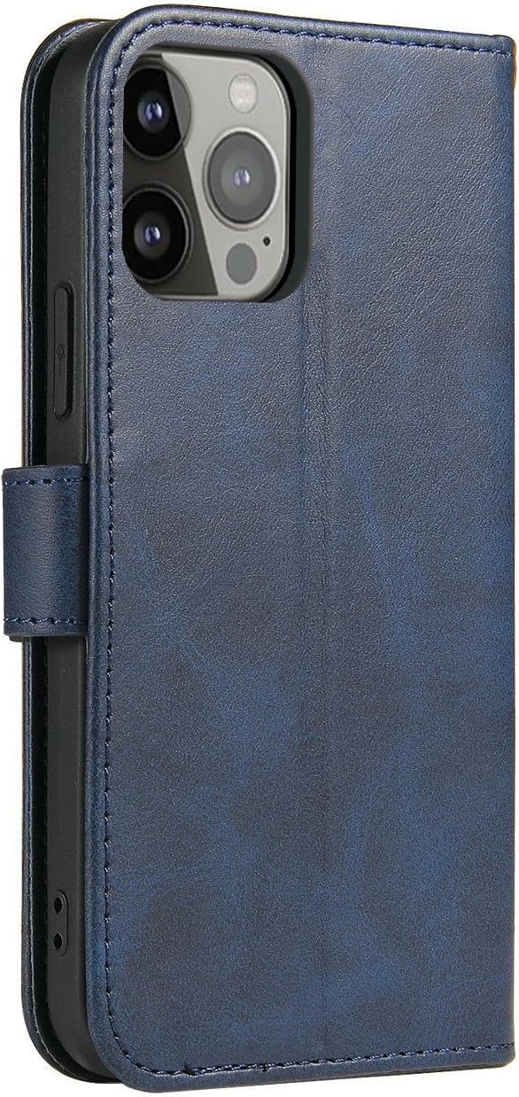 Mbështjellës magnetik Hurtel për Xiaomi Redmi Note 12 5G / Poco X5 5G, me kapak, portofol dhe qëndrim, Blu