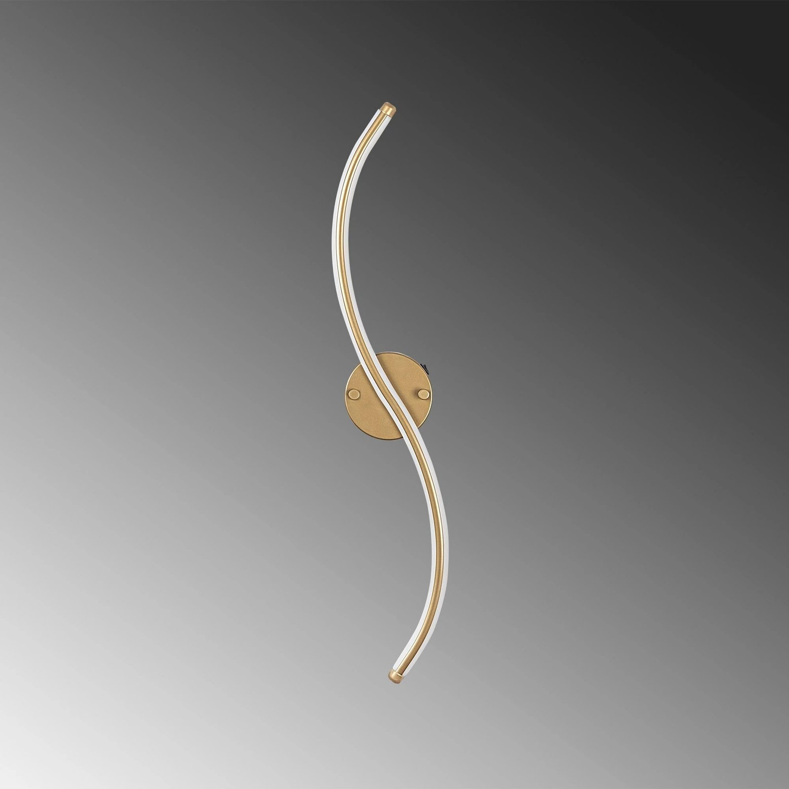 Llambë muri Opviq, Yılan, ngjyrë ari, 67x10x5 cm