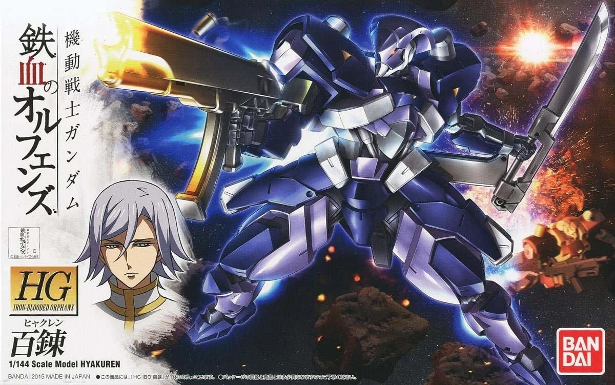 Model ndërtimi Bandai HG 1/144 HYAKUREN, koleksion