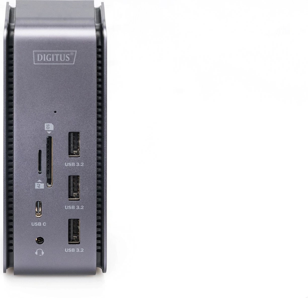 Stacion dokimi Digitus, 1xDP, 1xHDMI, 2xUSB-C, 3xUSB3.2, 3xUSB2.0, 2xLexues kartelash, 1xAudio, 1xRJ45, zi