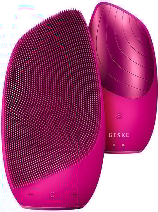 Furçë termike për fytyrë Geske GK000007MG01, 6-në-1, me aplikacion, magenta