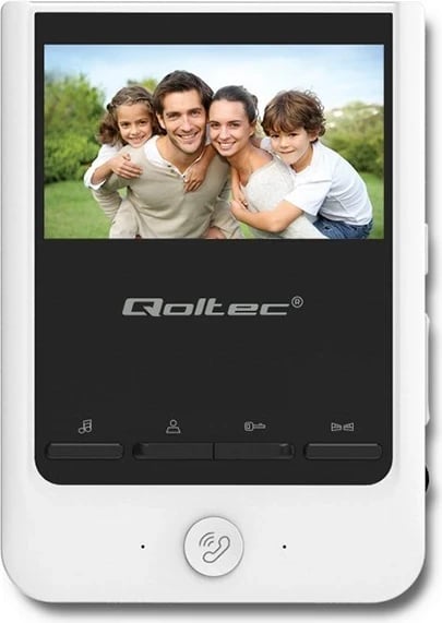Video derëfon Qoltec Theon 4, TFT LCD 4.3", i bardhë