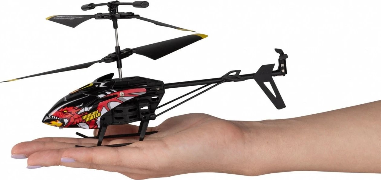 Helikopter RC Revell Dragonhunter, 12 x 4 x 21 cm, i zi/e kuqe/e verdhë
