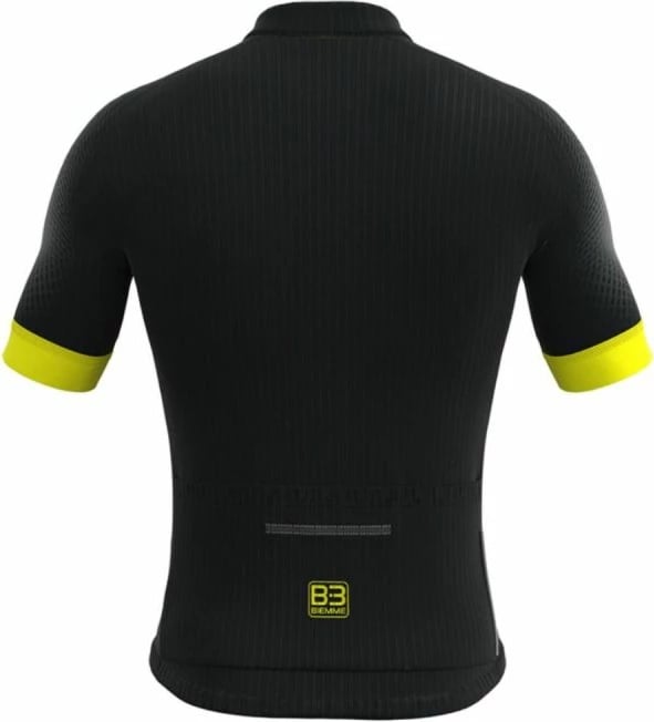 Maicë biçiklete Biemme për meshkuj, zi verdhë