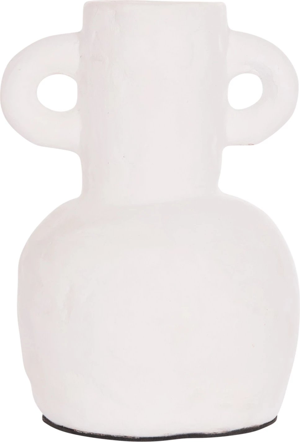 Vazo dekorative CLAYVON, terrakotë, ngjyrë e bardhë, FH4406, 14x20cm