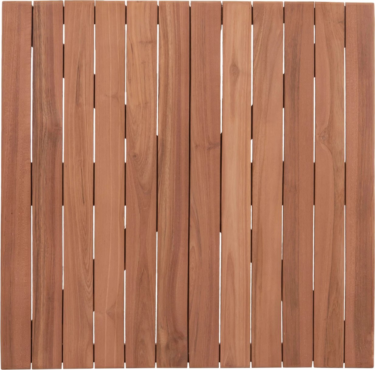 Sipërfaqe tavoline katrore, dru tik natyral, 60x60x4cm