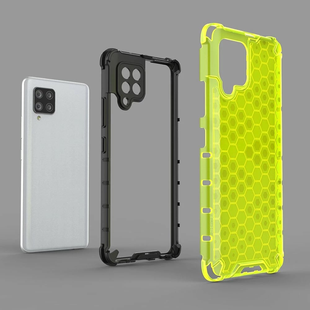 Mbështjellës Hurtel Honeycomb për Samsung Galaxy A42 5G, Transparent