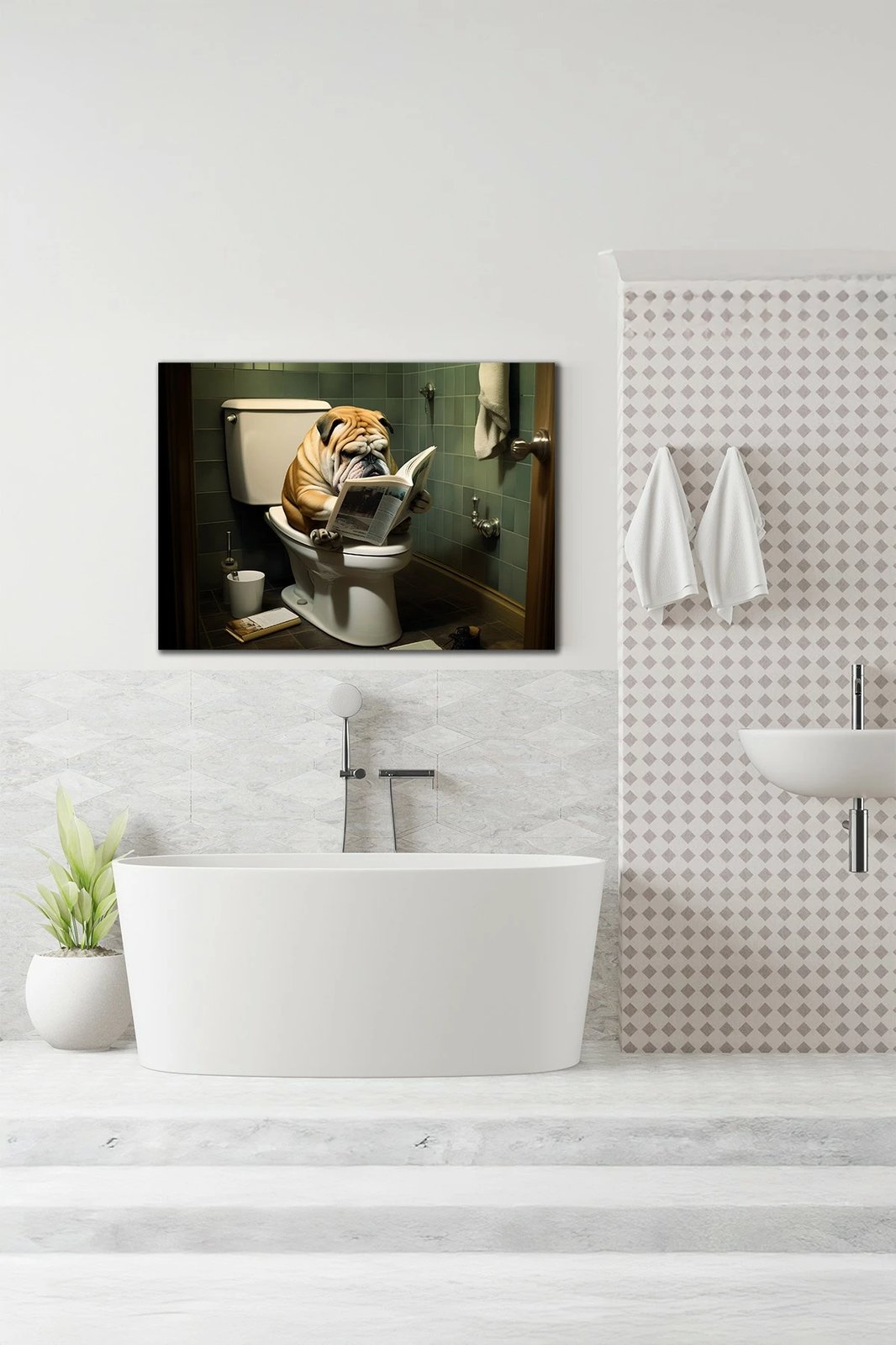 Pikturë dekorative në kanavacë, shumëngjyrëshe, Wallity, Ersyaıhyvn24, 40x60cm