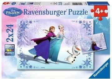 Puzzle Ravensburger Schwestern für immer 2x24 pjesë Frozen karton