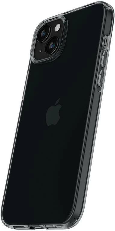 Mbështjellës Spigen Crystal Flex për iPhone 15 Plus, Gri-Transparent