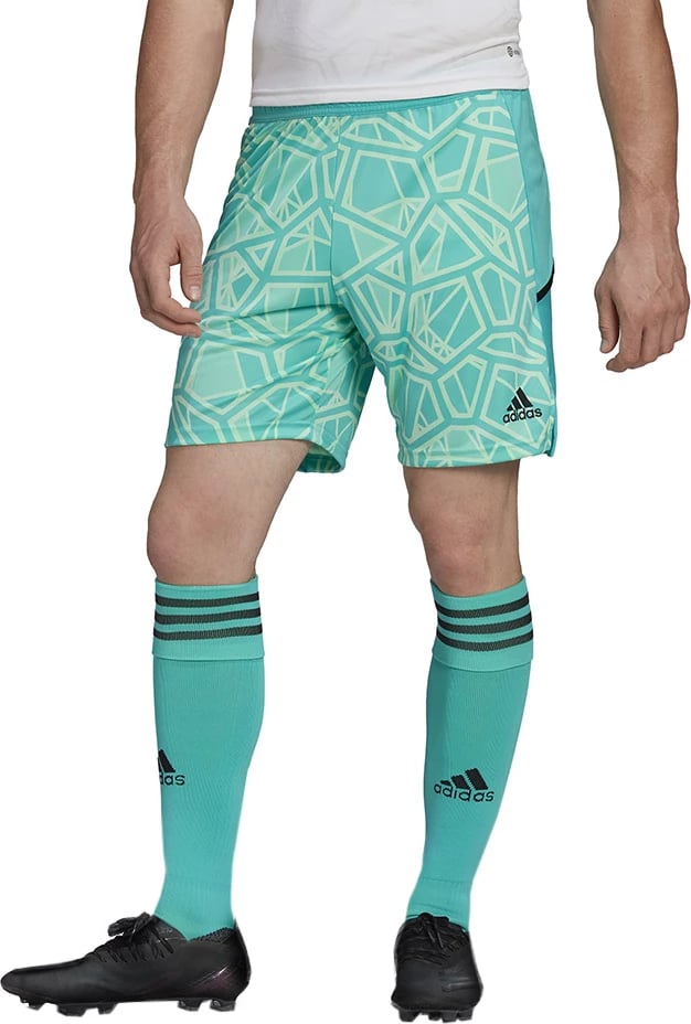 Shorce portieri adidas për meshkuj, të gjelbra
