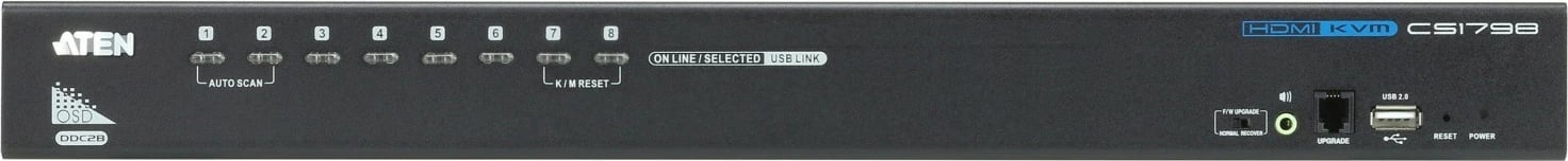Switch KVM ATEN CS1798, 8 porta, USB, HDMI/Audio, i zi