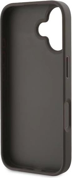 Mbështjellës Guess 4G Bottom Stripe për iPhone 16 Plus 6.7", Kafe Mbështjellës Guess 4G Bottom Stripe për iPhone 16 Plus 6.7", Kafe