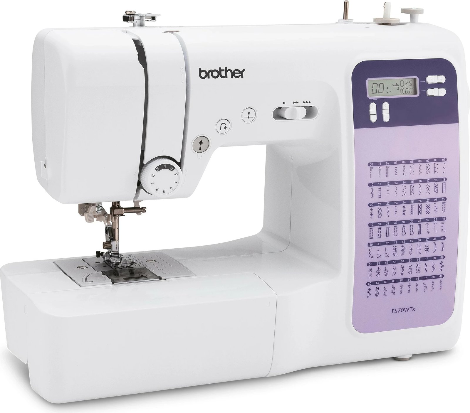 Makine qepëse Brother FS70WTx elektronike e bardhë