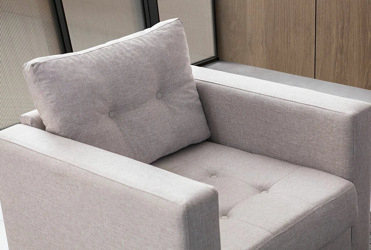 Karrige krahu, Atelier del Sofa, ngjyrë krem, Kraft