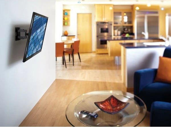 Mbajtës muri Ergotron 45-385-223 për TV 37-63", VESA 200x200 deri 600x400, ngjyrë e zezë