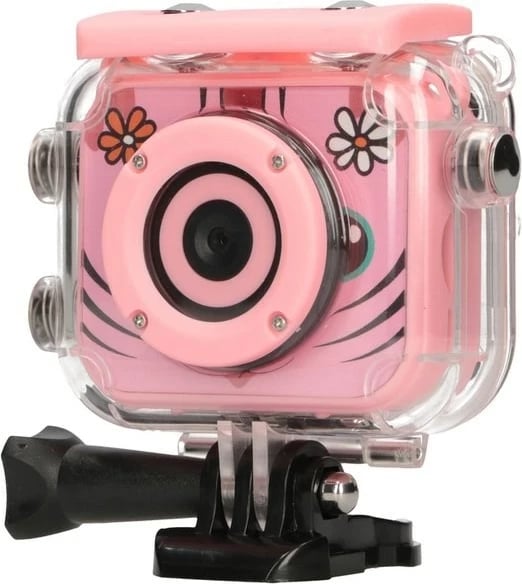 Kamera për fëmijë Extralink H18, 1080P, IP68, 2.0" ekran, Rozë