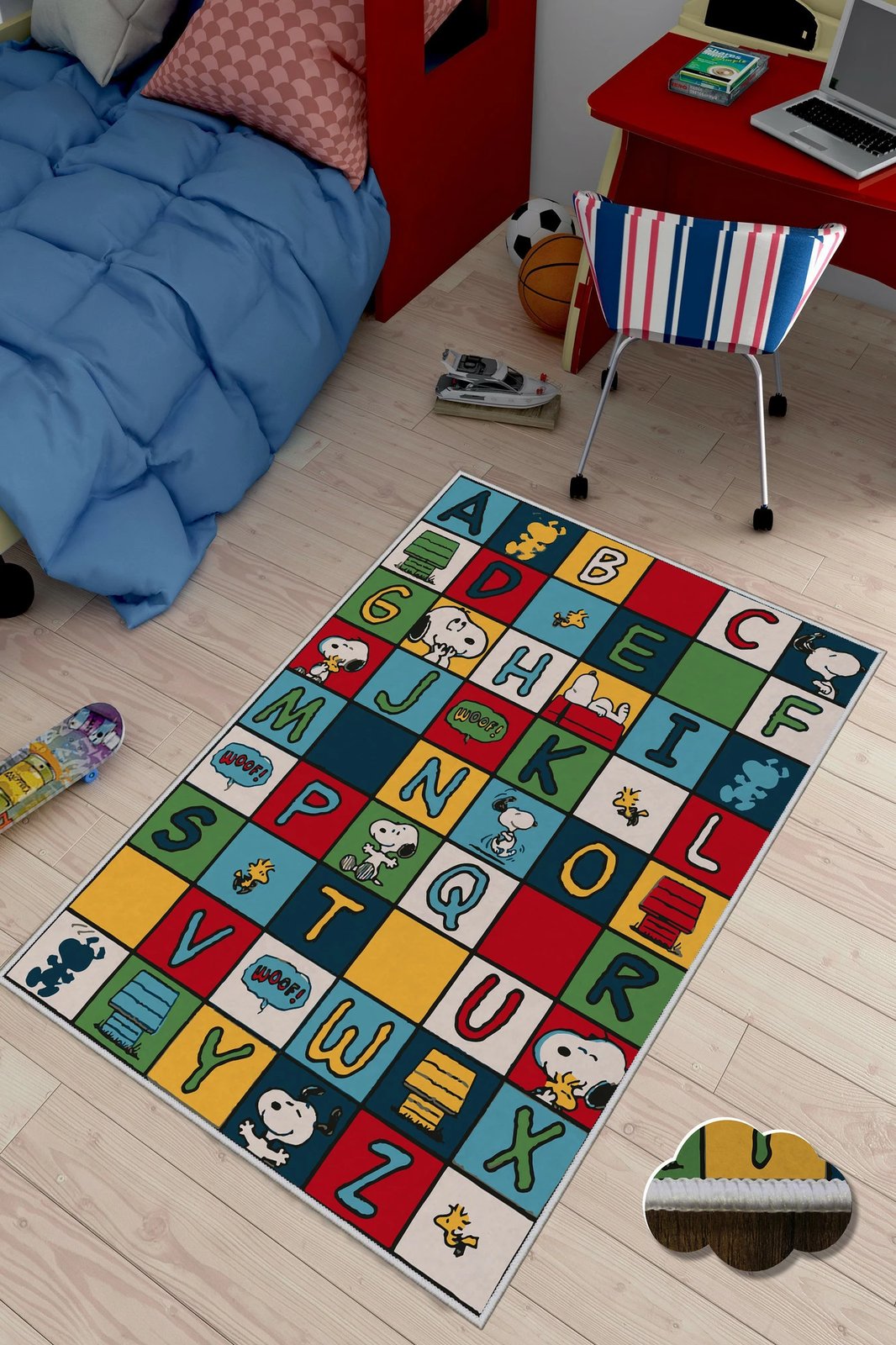 Qilim multikolor për fëmijë, 160x230cm, Conceptum Hypnose, WOOKECE115