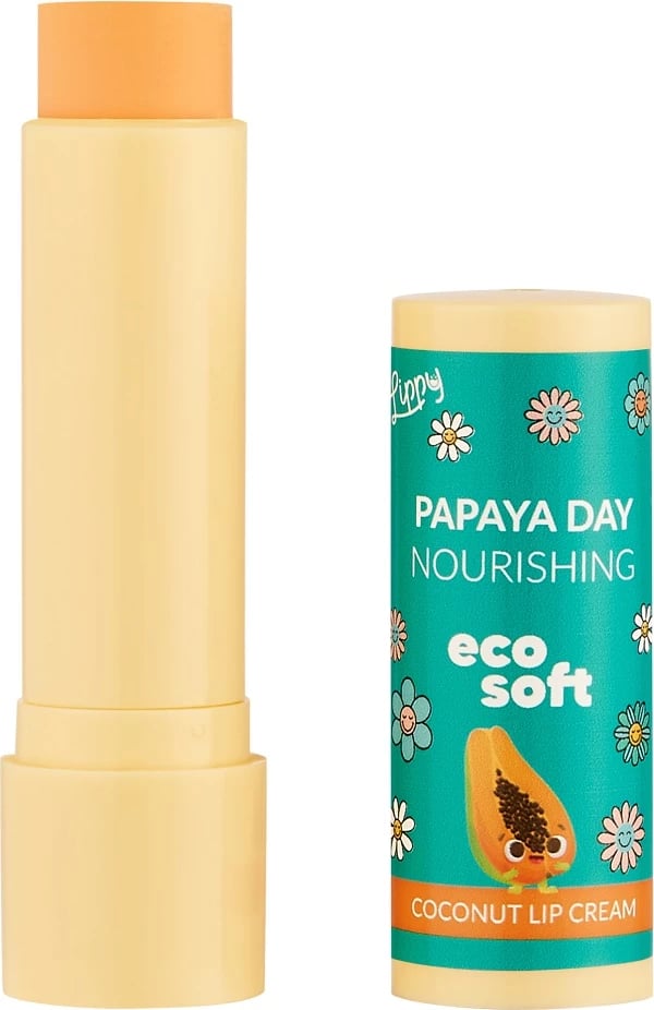 Balsam për buzë ECOSOFT Lippy Day Coconut për femra Papaya 4.8g