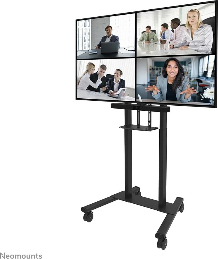 Kit montimi universal Neomounts AV1-875BL1, për videobar e multimedia, çelik, 9 kg, i zi
