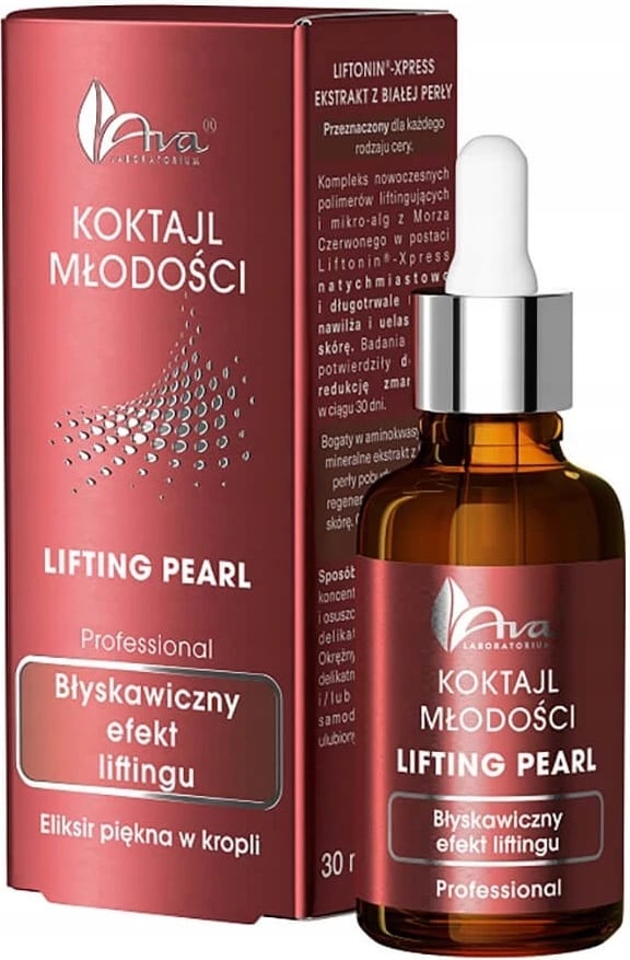 Serum për fytyrë për femra Ava Laboratorium Youth Cocktail Lifting Pearl, 30ml