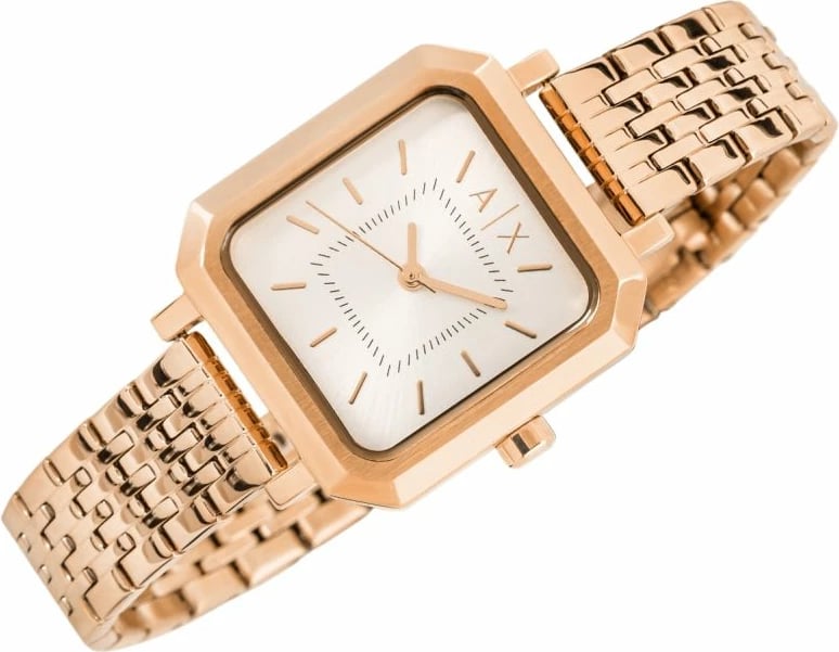 Orë dore set për femra Armani Exchange, rozë gold