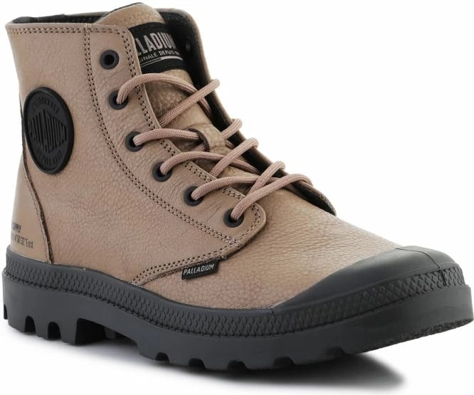 Këpucë Palladium Pampa Hi Supply Lth 77963-297, për meshkuj dhe femra, ngjyrë kafe Këpucë Palladium Pampa Hi Supply Lth 77963-297, për meshkuj dhe femra, ngjyrë kafe