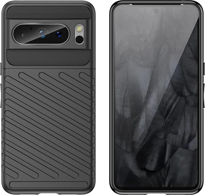 Mbështjellës Hurtel Thunder Case për Google Pixel 8, i zi