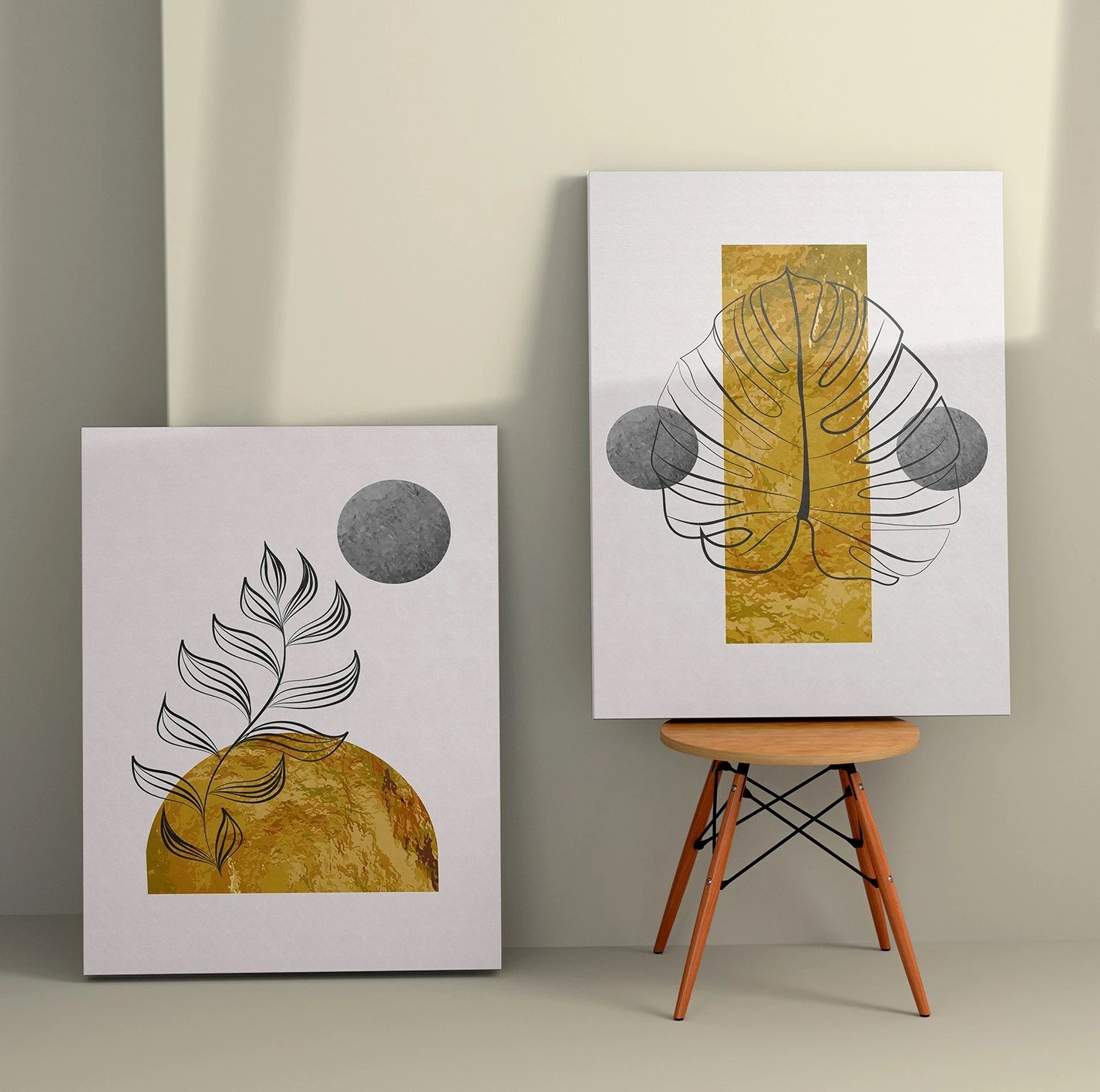 Pikturë dekorative në kanavacë (2 copë), Wallity, 2KNV4260, 70x100 cm