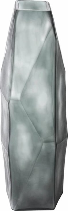 Vazo qelqi, ngjyrë gri, ROCHE, 21x15x38 cm