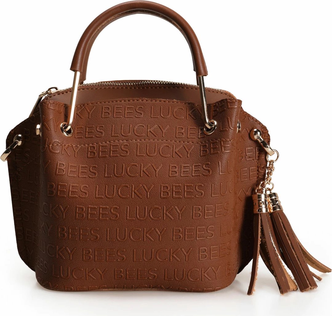 Çantë crossbody Lucky Bees, ngjyrë tan, 1397