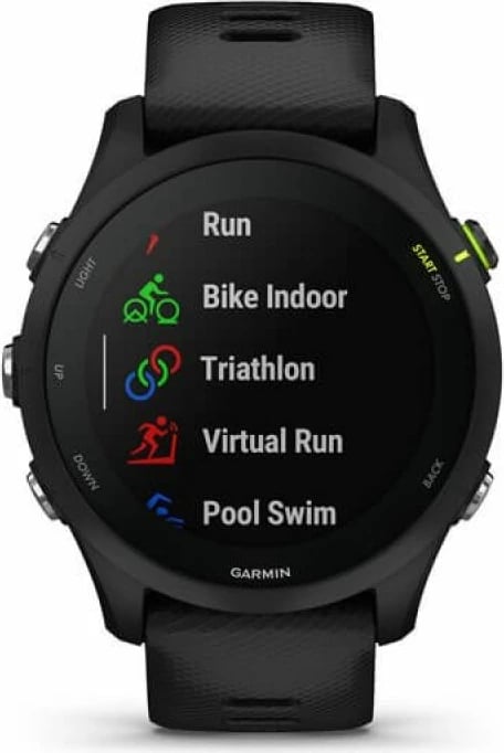 Orë sportive Garmin, e zezë