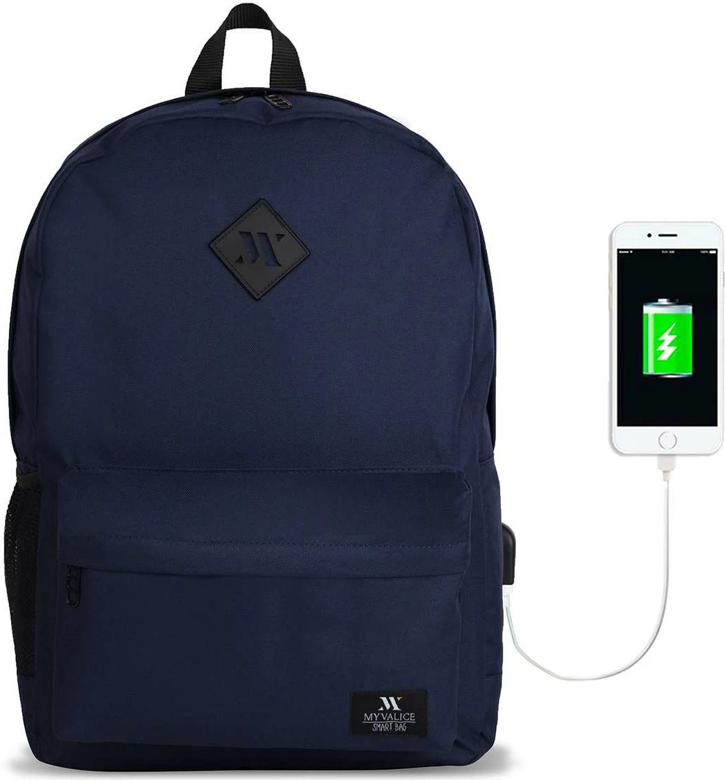 Çantë laptopi Zoozie Bags, ngjyrë kaltër e errët, 8671