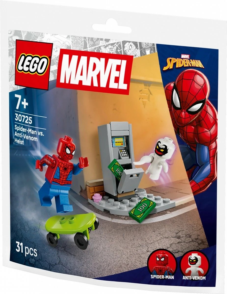 Set blloqe, LEGO Marvel, 30725 Spider-Man vs. Anti-Venom, 31 pjesë 7+, set i vogël