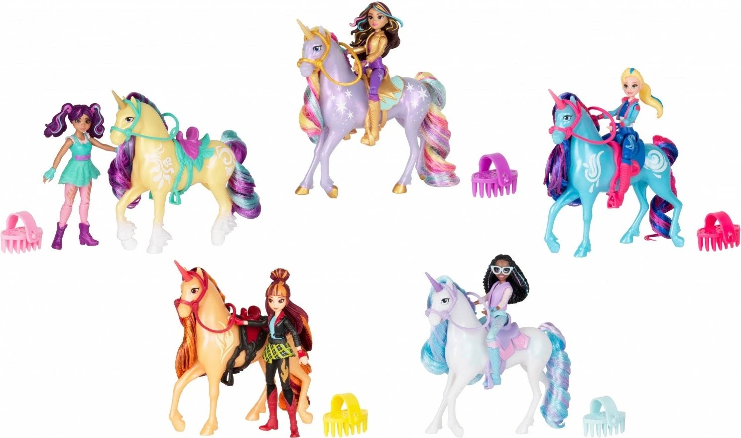 Set figurina Unicorn Academy Spin Master 6071175, Ava dhe Leaf, 11 cm + 13 cm, për vajza Set figurina Unicorn Academy Spin Master 6071175, Ava dhe Leaf, 11 cm + 13 cm, për vajza