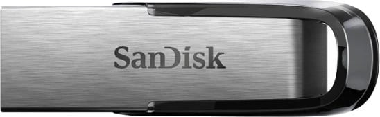 USB 3.0 SanDisk Ultra Flair, 32GB, argjend/zezë