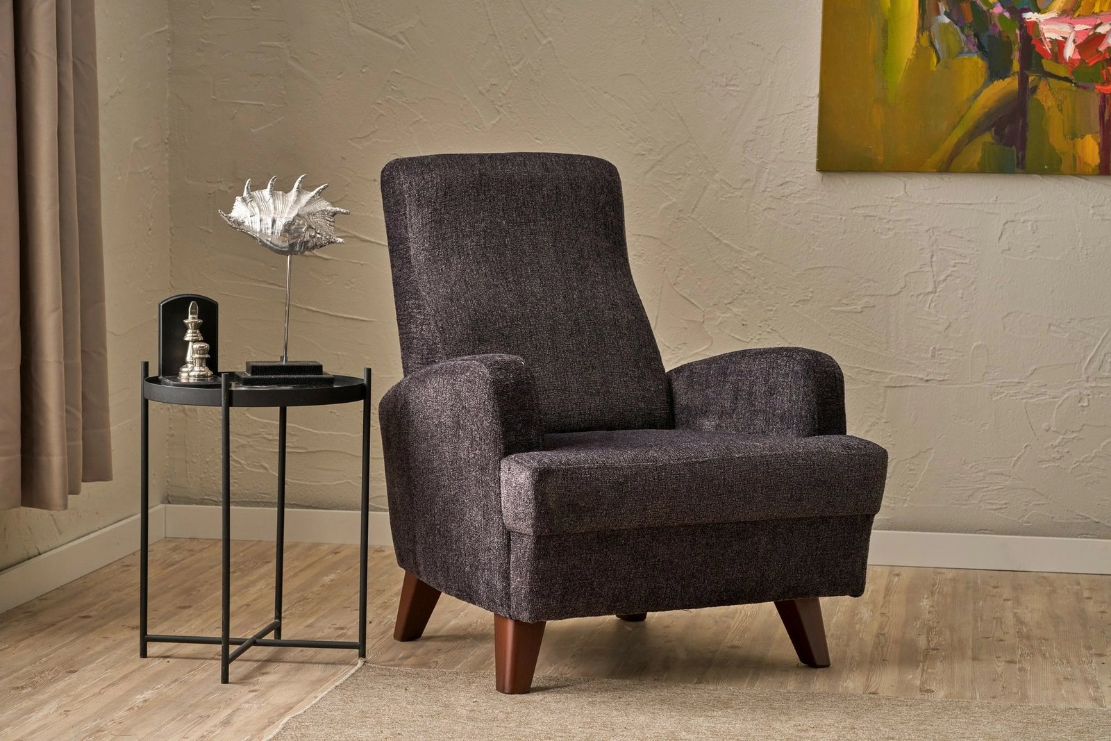 Karrige wing Atelier del Sofa, Kana, anthracite