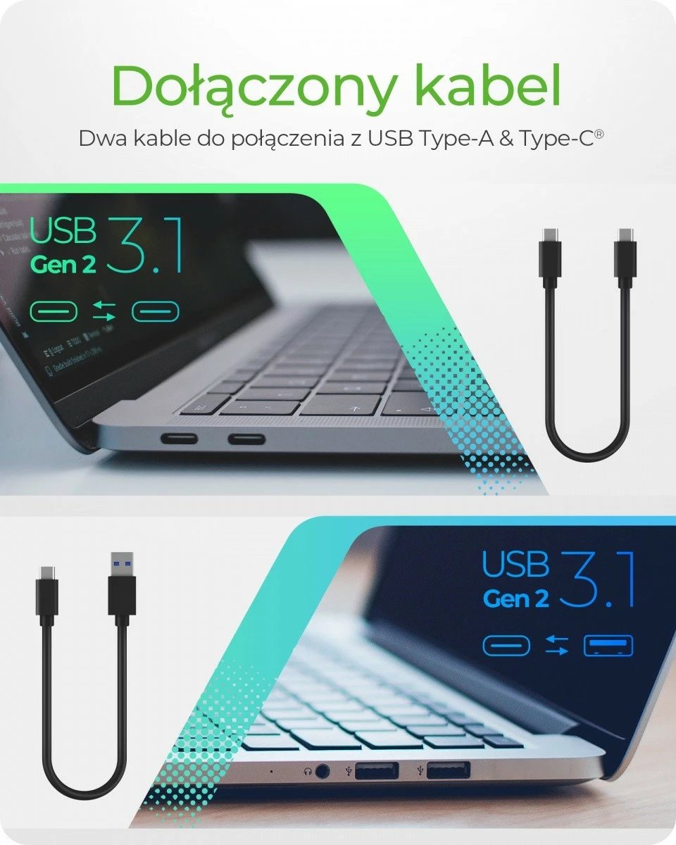 Kasë IcyBox IB-1817MC-C31 për SSD M.2 NVMe & SATA, USB Type-C, Gri