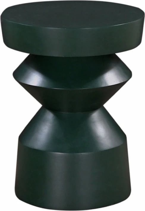 Tavolinë anësore moderne, ngjyrë e gjelbër, 48x48x62.5