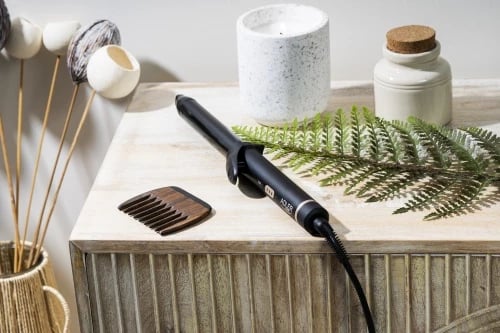 Hekur kaçurrelash, Adler, AD 2115, 25mm keramikë, 45W, kabllo 1.88m, i zi me elemente të arta