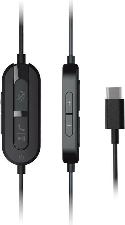 Kufje me mikrofon Creative Labs Creative Chat USB, On-ear, me telekomandë, USB-C, e zezë