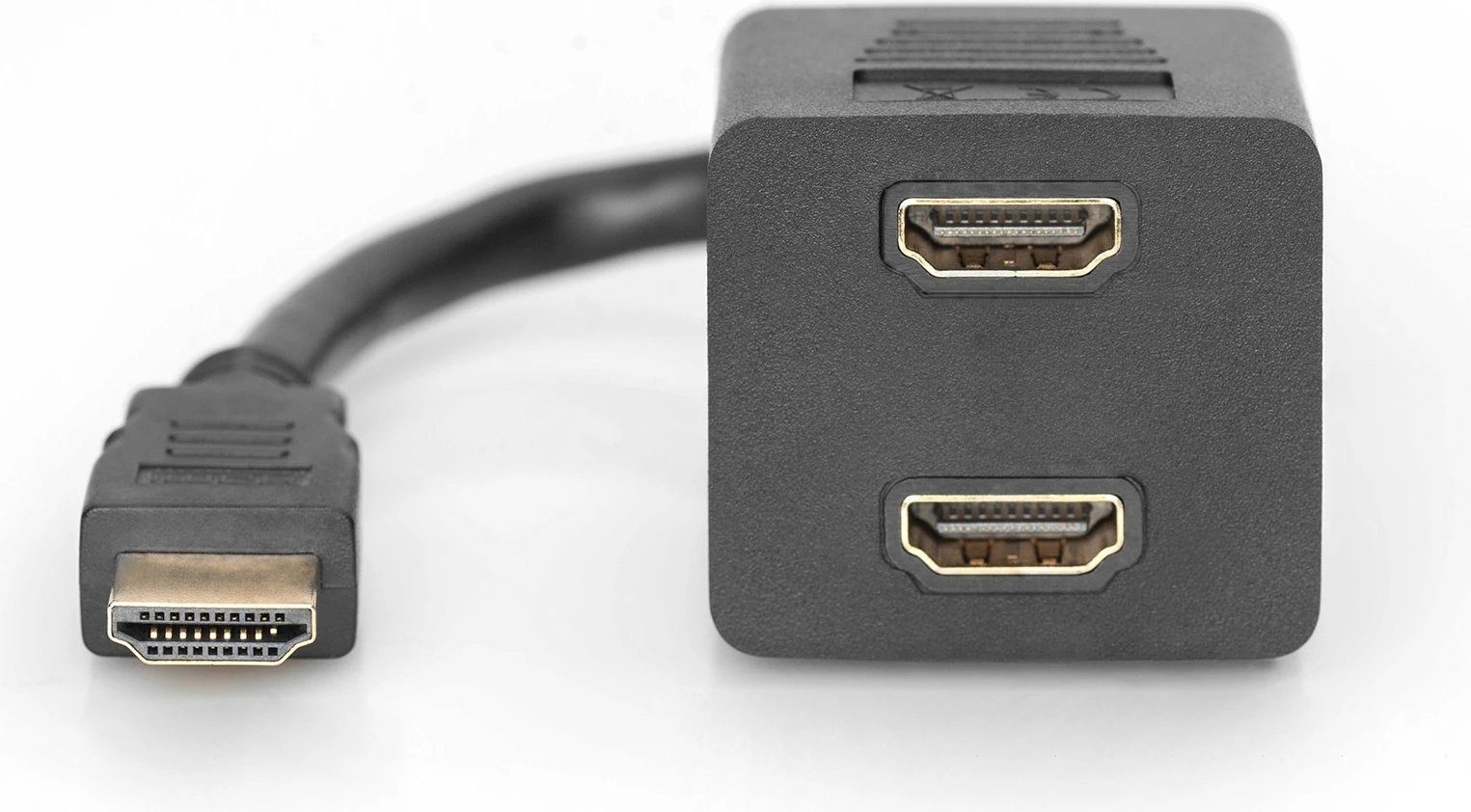 Kabëll HDMI Y-Splitter Digitus, 0.2 m, HDMI Type A, 2 x HDMI Type A, 1920 x 1200, e zezë