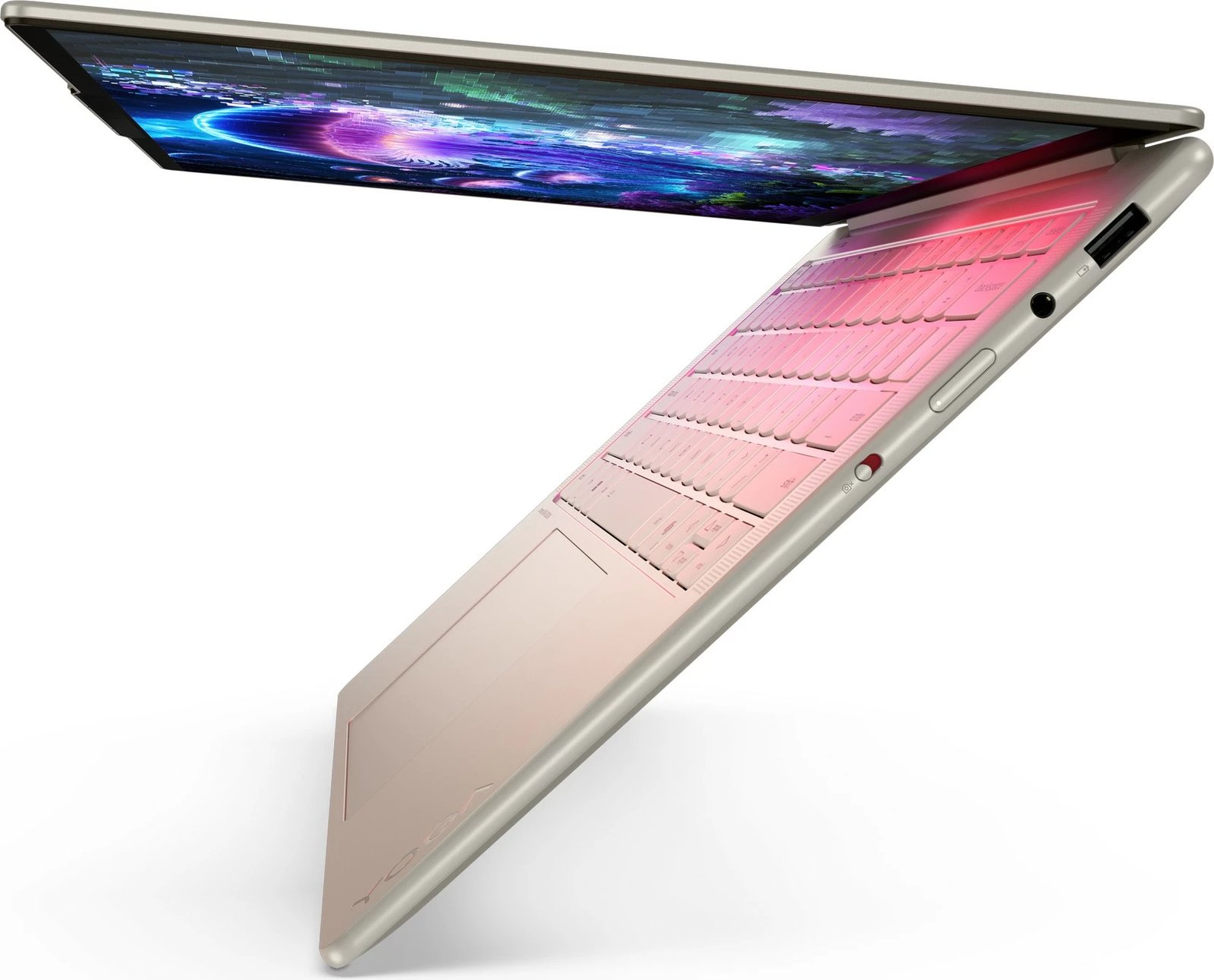 Laptop Lenovo Yoga Slim 7 14ILL10, Core Ultra 7 258V, 32GB/1TB SSD, 14 inç OLED, argjendtë