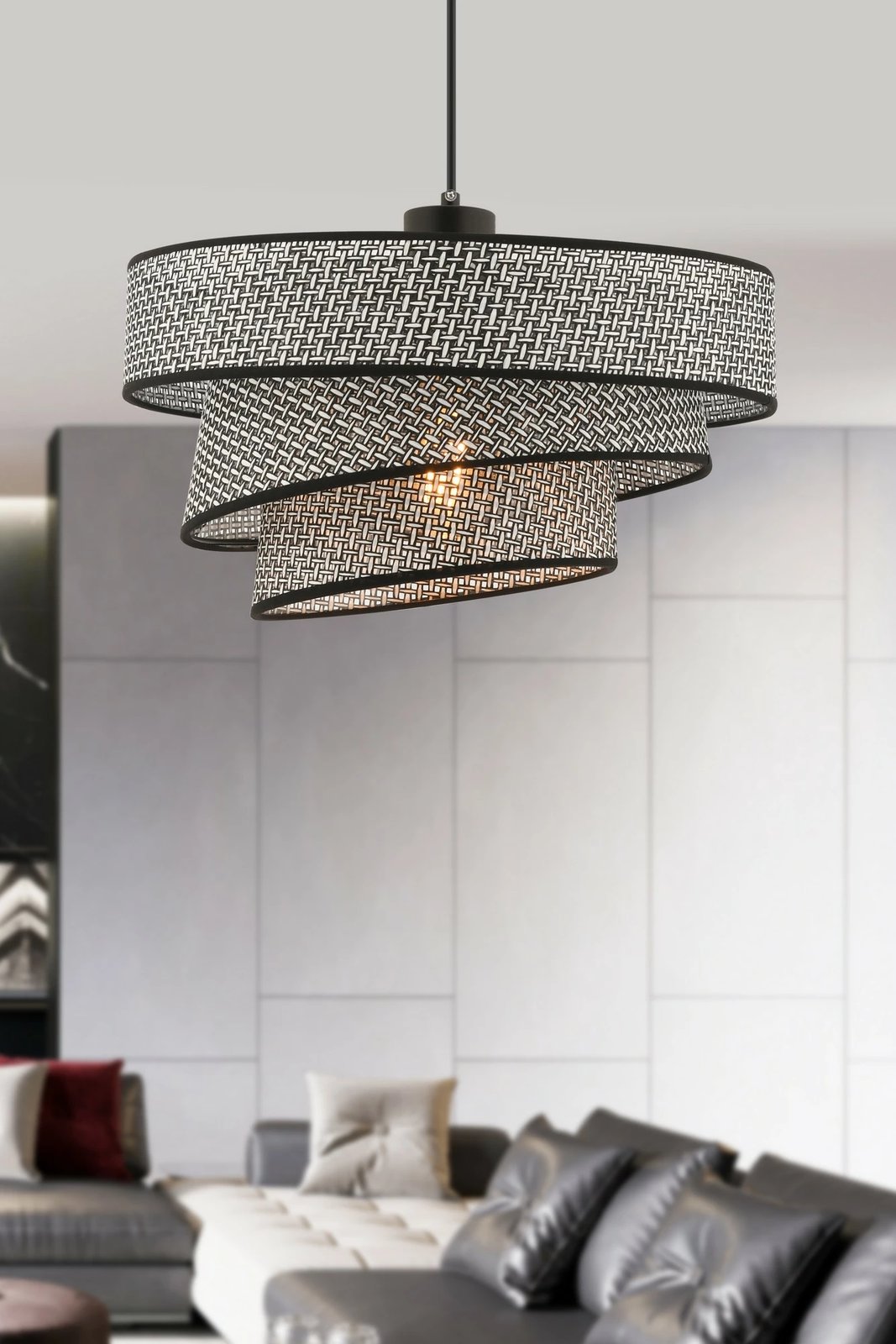 Llambë tavani Opviq Couper Hazeran, gri, e zezë